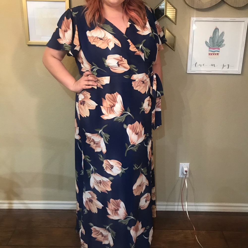 Floral maxi dress